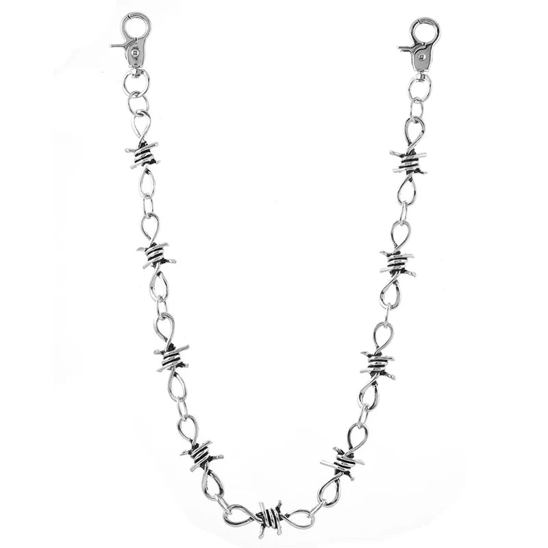 Barbwire Wallet Chain